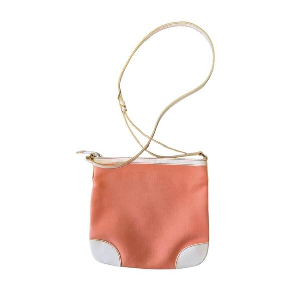 Burberry Blue Label Crossbody Shoulder Bag in Peach and White - Picture 2 of 6